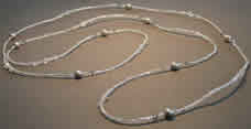 Long Necklace (Crystal & Pearl)